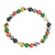 Men's Multi-Gemstone Beaded Stretch Bracelet from Costa Rica 'Costa Rican Jungle'