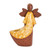 Yellow Ceramic Angel Tealight Candleholder from El Salvador 'Yellow Angel of Light'