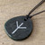 Algiz Rune Dark Green Jade Pendant Necklace 'Rune Algiz'