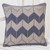 Chevron Motif Cotton Cushion Cover from Guatemala 'Chevron Geometry'