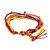 Adjustable Beaded Macrame Bracelet 'Sunny Solola'