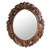 Guanacaste Wood Hand-carved Wall Mirror From Costa Rica 'Primavera'