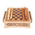 Handcrafted Traditional Wooden Chess Set from Uzbekistan 'Classic Strategy'