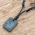 Dark Green Jade Eagle Pendant Necklace from Guatemala 'Grand Eagle'