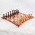 Modern Wood Chess Set 'Elegant Diversion'