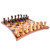 Modern Wood Chess Set 'Elegant Diversion'