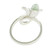 Light Green Jade Calla Lily Motif Ring 'Mixco Lily in Light Green'