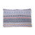 Blue Striped Cotton Cushion Cover Handloomed in Guatemala 'Reef Charm'