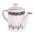 Ceramic Hand Painted Coffeepot with Geometric Design 'Antigua Breeze'