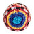 Hand Knit Cotton Hacky Sack Footbag 'Fun on the Run'