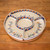 Ceramic and Wood Chips and Dip Service 5 Pieces 'Antigua Breeze'