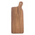 Handcrafted Small Bay Laurel Wood Cutting Board in Brown 'Laurel Flavors'