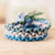 3 Men's Braided Friendship Bracelets from Guatemala 'Unity Makes Strength'