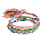 3 Colorful Braided Friendship Bracelets Made in Guatemala 'Forever Loyal'