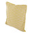 Handwoven Yellow Cotton Cushion Cover with Diamond Pattern 'Diamond Splendor'