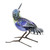 Painted Bird Ceramic Figurine Handcrafted in Guatemala 'Ethereal Hummingbird'