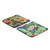 Set of 2 Rubber Coasters with Leafy and Frog Prints 'Tropical Experiences'