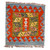 1.5x2 Fringed Wool Area Rug Hand-Knotted in Uzbekistan 'Alluring Colors'