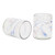 Blue and Violet Accented Handblown Rocks Glasses Pair 'Violet Essence'
