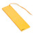 Hand-Painted Cedar Wood Antique Door Bookmark in Orange 'Vintage Door in Orange'