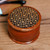 Handcrafted Quatrefoil-Patterned Mini Walnut Wood Ring Box 'Temple's Essence'