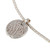 Bukhara Emirate Coin Sterling Silver Choker Pendant Necklace 'Memoirs from the Road'