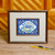 Bird and Floral Themed Hand-Painted Ceramic Mosaic Wall Art 'Uzbek Flora and Fauna'