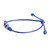 Blue Recycled Paper Pendant Bracelet with Adjustable Cord 'Earth's Riches in Blue'