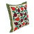 Iroki Embroidered Pomegranate Cushion Cover 'Trendy Pomegranate'