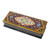 Hand-Painted Walnut Wood Jewelry Box with Velvet Lining 'Palace of Blooms'