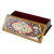 Hand-Painted Walnut Wood Jewelry Box with Velvet Lining 'Palace of Blooms'