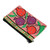 Pink Cosmetic Bag with Pomegranate Suzani Hand Embroidery 'Cool Pomegranate'