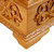 Hand-Carved Classic Walnut Wood Jewelry Box 'Secret Arcadia'