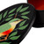 Bird-Themed Oval-Shaped Black Hand-Painted Jewelry Box 'Tender Treasure'