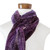 Rayon Chenille Scarf 'Orchid Dreamer'
