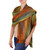 Guatemalan Rayon Shawl 'Nature's Ethereal Inspiration'