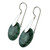 Modern Fair Trade Silver 925 Light Green Jade Earrings 'Cool Yaxha Jungle'