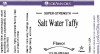 Salt Water Taffy Flavour - 1 oz - LorAnn