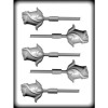 Rosebud - Lollipop - Hard Candy/Chocolate Plastic Mold