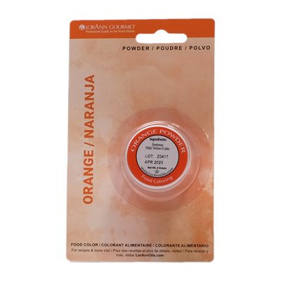 Food Colouring Powder Orange 4 g / 0.5 oz LorAnn