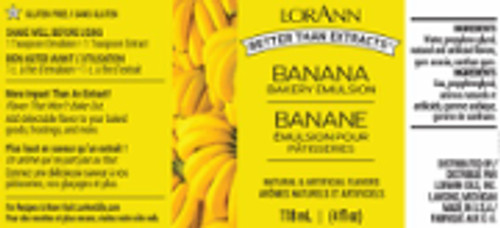 LorAnn - Banana Bakery Emulsion - 16 oz