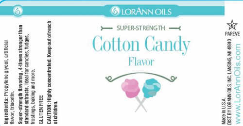 Cotton Candy Flavour - 16 oz - LorAnn Cotton Candy Flavour - 16 oz - LorAnn