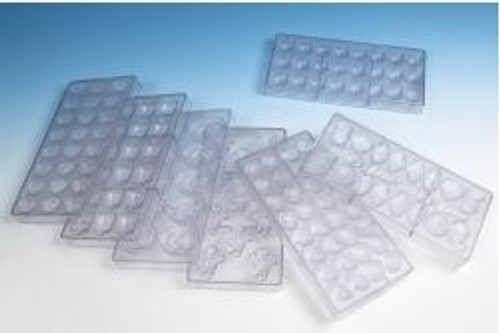 Bar with 6 Squares - 7 bars per tray - Polycarbonate Mold - Fat Daddio's Bar with 6 Squares - 7 bars per tray - Polycarbonate Mold - Fat Daddio's