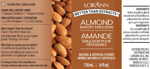 LorAnn - Almond Bakery Emulsion - 16 oz LorAnn - Almond Bakery Emulsion - 16 oz
