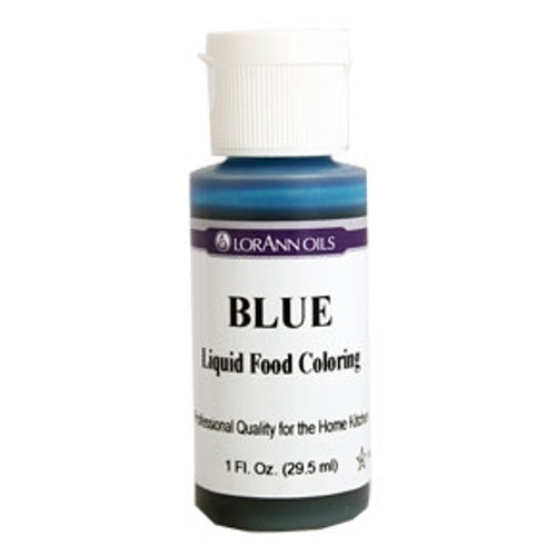 Blue Food Colouring - Liquid - 30 mL/1 oz - LorAnn