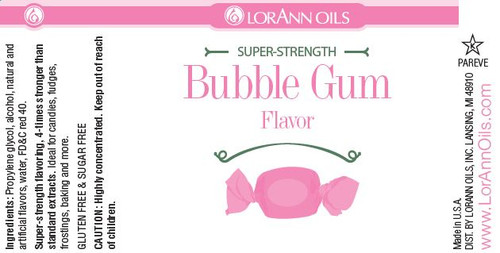 Bubble Gum Flavour - 1 oz - LorAnn