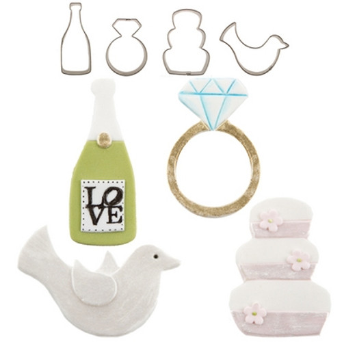 Cutie Cupcake- Wedding Set  (Set of 4)