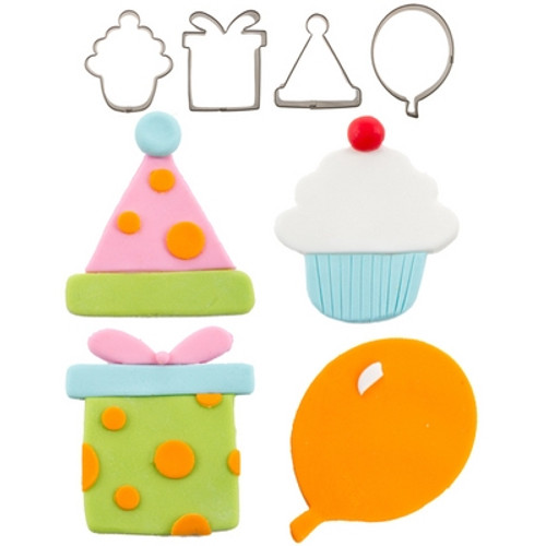 Cutie Cupcake- Birthday Set  (Set of 4)