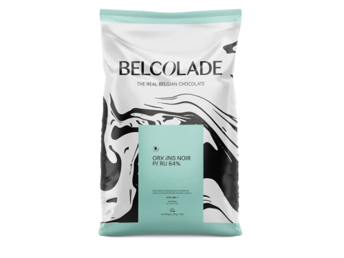 Chocolate - Dark 64% - Peru "Origine" - 1 kg (2.2 lb) - Belcolade