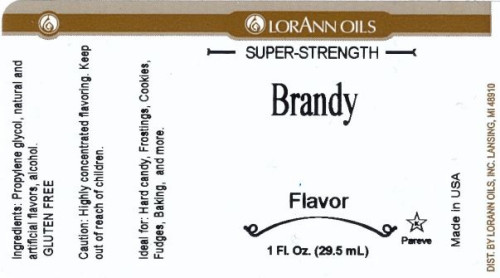 Brandy Flavour - 16 oz - LorAnn
